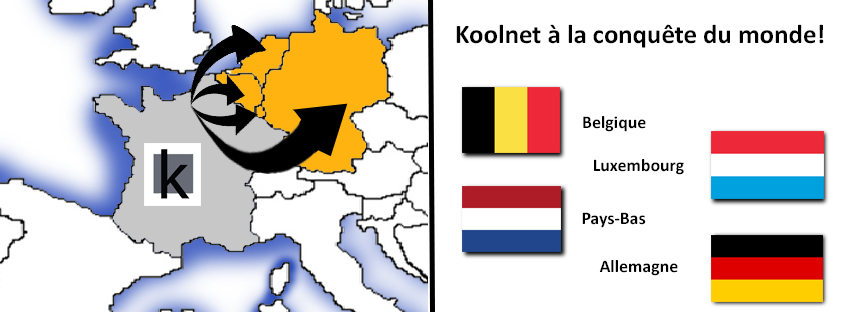 Koolnet exporte en belgique, allemagne,luxembourg et pays-bas