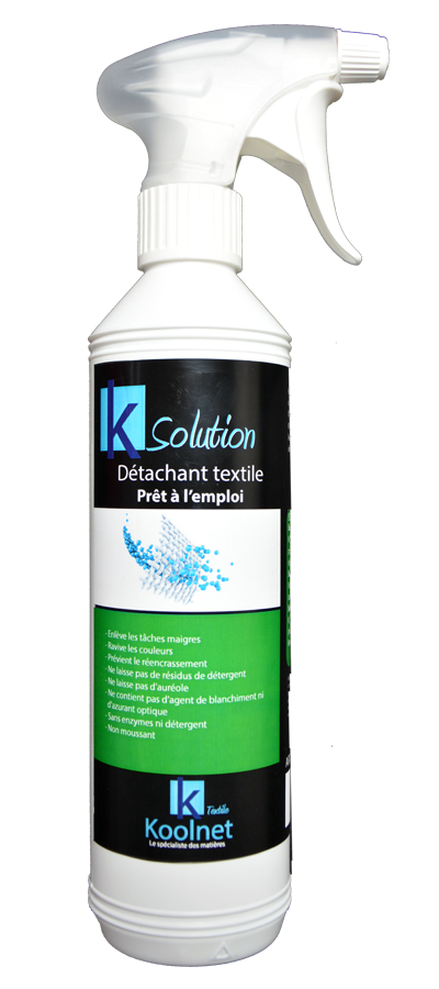 K SOLUTION, détachant linge prêt à l'emploi