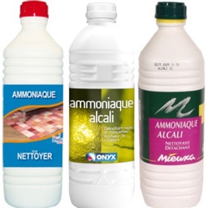 Ammoniaque détachant linge nettoyant vêtement