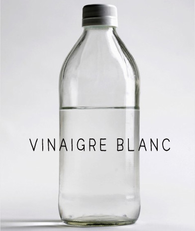 Vinaigre Blanc nettoyage vêtement détachant textile